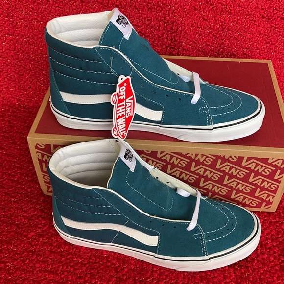 Vans Sk8-Hi Blue Coral/True White MENS - Picture 2 of 16